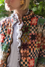 Load image into Gallery viewer, Bonté Mikka reversible quilted check &amp; print jacket Ink Sand Multi
