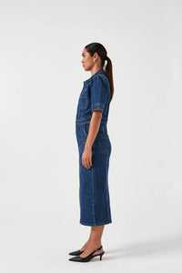 seventy + mochi Maddox denim dress Idaho Vintage