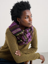 Load image into Gallery viewer, Seasalt Morning Cliff snood Modernist Grape Oak Mix
