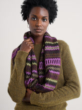 Load image into Gallery viewer, Seasalt Morning Cliff snood Modernist Grape Oak Mix
