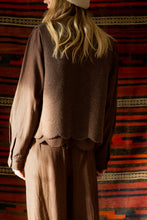 Load image into Gallery viewer, Bonté Naomi scallop edge knit gilet Cocoa
