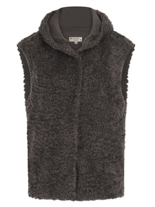 Nooki Trinity hooded gilet Charcoal