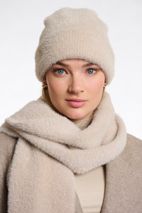 Rino & Pelle Nadine beanie Stone