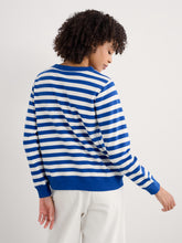 Load image into Gallery viewer, Seasalt Nessa sweatshirt Scallion Chalk Bright Marine
