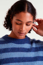 Load image into Gallery viewer, Compañia Fantastica Striped cosy knit Blues
