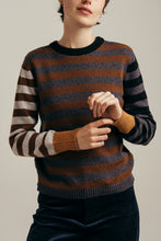 Load image into Gallery viewer, Eribe Stobo merino wool stripe reversible sweater Birlie

