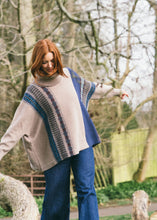 Load image into Gallery viewer, Eribe Montrose merino wool cowl neck loose sweater Oban Sky
