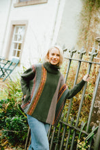 Load image into Gallery viewer, Eribe Montrose merino wool cowlneck loose sweater Bracken
