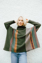 Load image into Gallery viewer, Eribe Montrose merino wool cowlneck loose sweater Bracken
