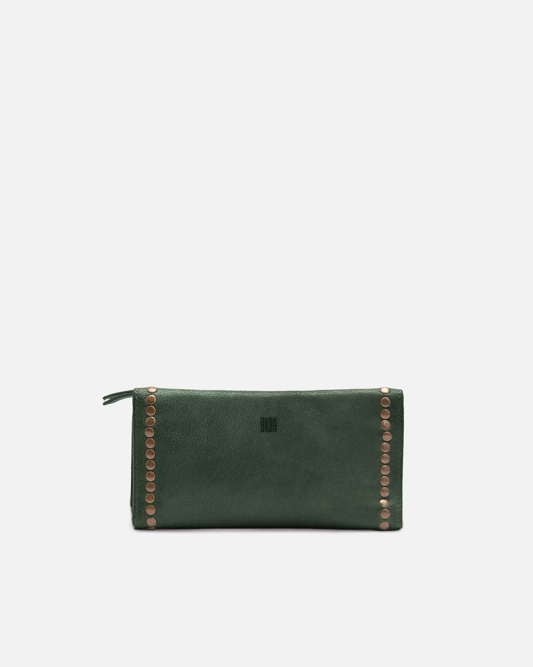 Biba Portland POR4L cards, notes & coins stud wallet Khaki