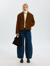 Load image into Gallery viewer, Selected Isabel teddy jacket Monks Robe
