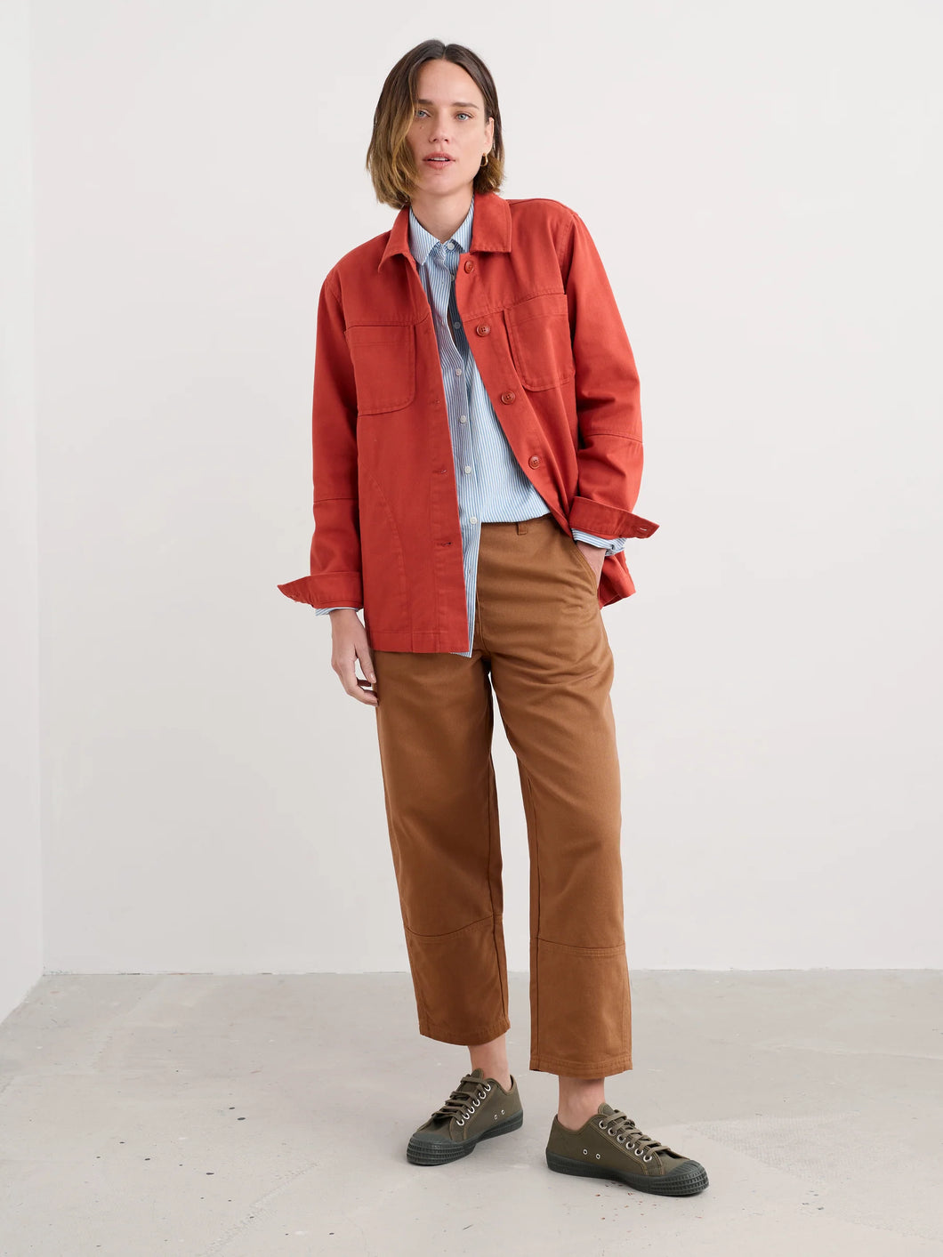 Seasalt Painted forms trouser Dark Flax