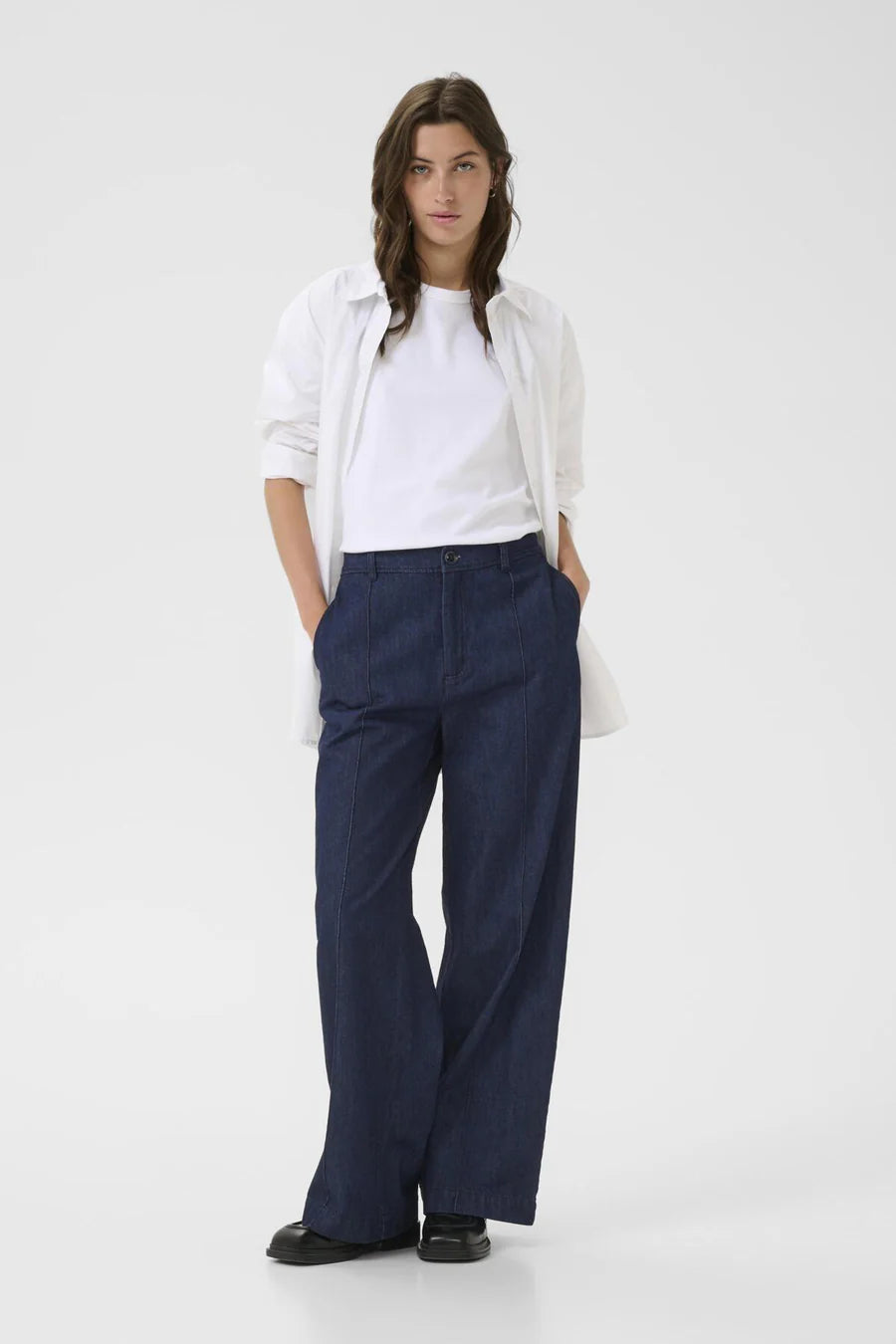 Part Two Sarana denim tailored trouser Rinse Blue Denim