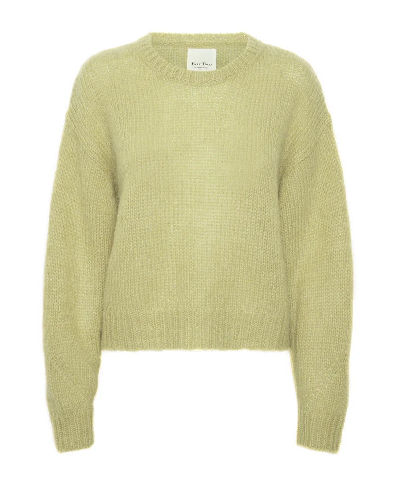 Part Two Lindi Mohair blend jumper Pear