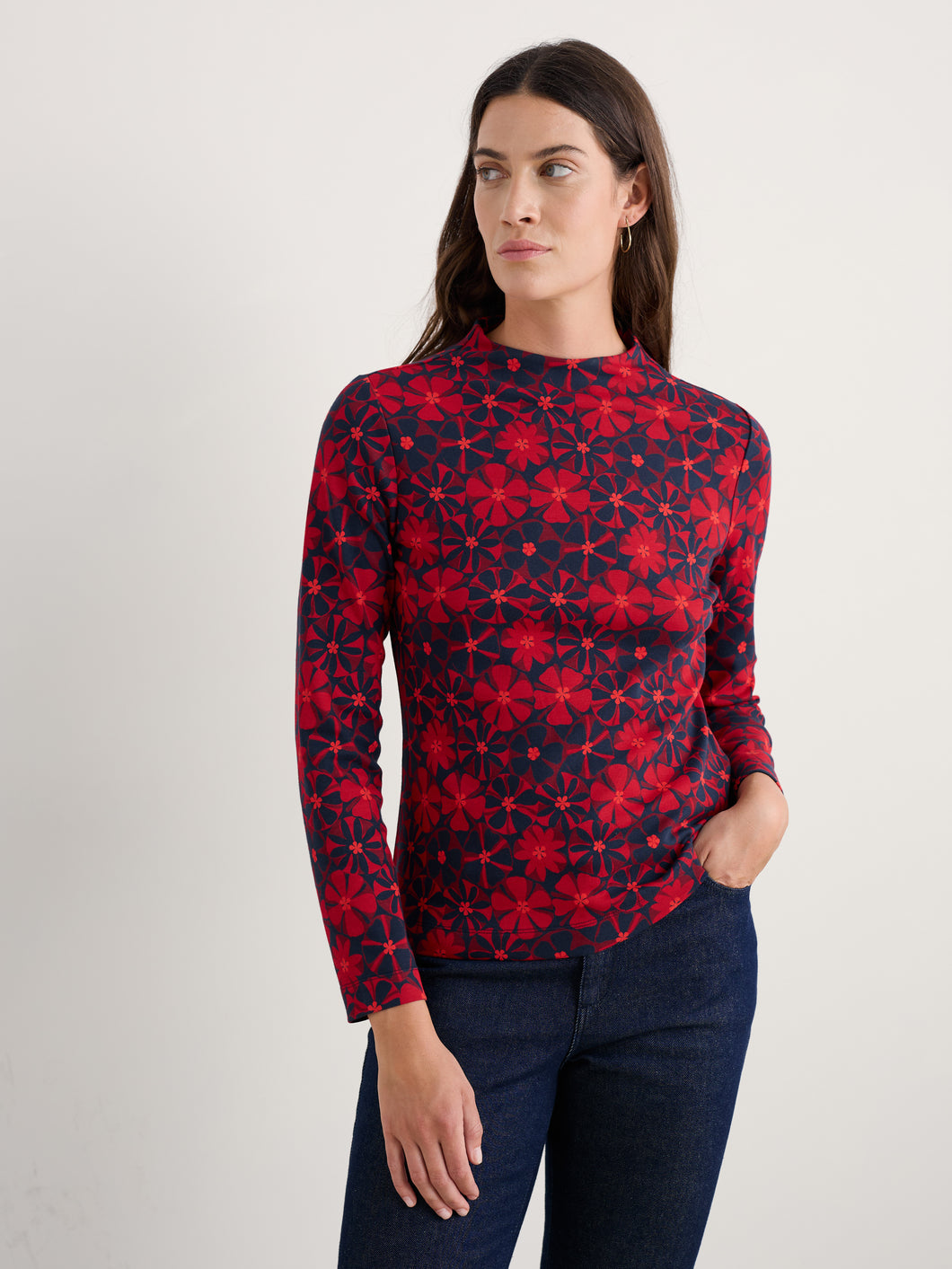 Seasalt Penpont top Handicraft Flowers Jam