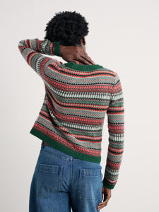 Seasalt Percella Cove cardigan Weaving Needle Dark Forage Mix
