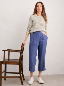 Seasalt Poleacre linen crops Lupin