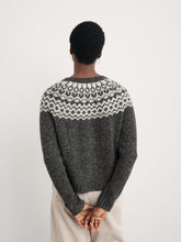 Load image into Gallery viewer, Seasalt Port Kinnis merino cardigan Wag Tail Coal Aran
