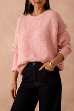 Load image into Gallery viewer, Lila &amp; Lala Jackie heathered sweater Rose - CW CW 

