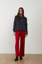 Load image into Gallery viewer, Orfeo Kristin embellished back detail shirt Midnight Indigo
