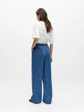 Load image into Gallery viewer, Object Frame Lisa wide leg trouser Medium Blue Denim - CW CW 
