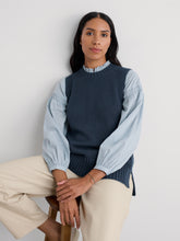 Load image into Gallery viewer, Seasalt Redstart knitted vest Maritime
