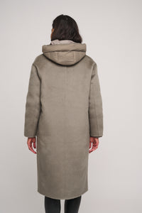 Rino & Pelle Reni Wool coat with removable down jacket