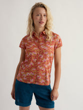 Load image into Gallery viewer, Seasalt Rushmaker shirt Echinacea Stems Dark Sienna - CW CW 
