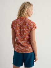 Load image into Gallery viewer, Seasalt Rushmaker shirt Echinacea Stems Dark Sienna - CW CW 
