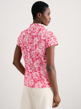 Load image into Gallery viewer, Seasalt Rushmaker cotton print shirt Stream Flower Scarlet
