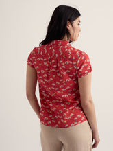 Load image into Gallery viewer, Seasalt Rushmaker shirt Echinacea Stems Tomato - CW CW 
