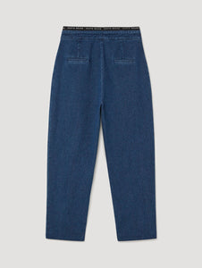 Skatïe Denim jacquard trouser Indigo