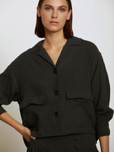 Load image into Gallery viewer, Skatïe Crinkle cotton boxy jacket Kohl
