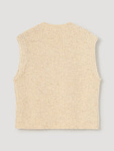 Load image into Gallery viewer, Skatïe Pearl knitted vest Clay
