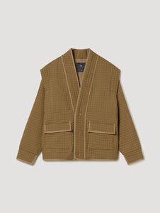Skatïe Quilted kimono inspired jacket Moss