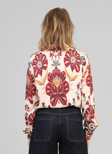 Load image into Gallery viewer, An'ge Sotiliane panel print shirt Tulipa Ecru

