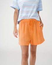 Load image into Gallery viewer, Grace &amp; Mila Wasabi crinkle shorts Orange

