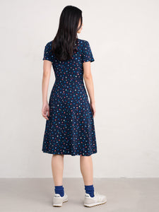 Seasalt S/S April jersey dress Abstract Spot Mix
