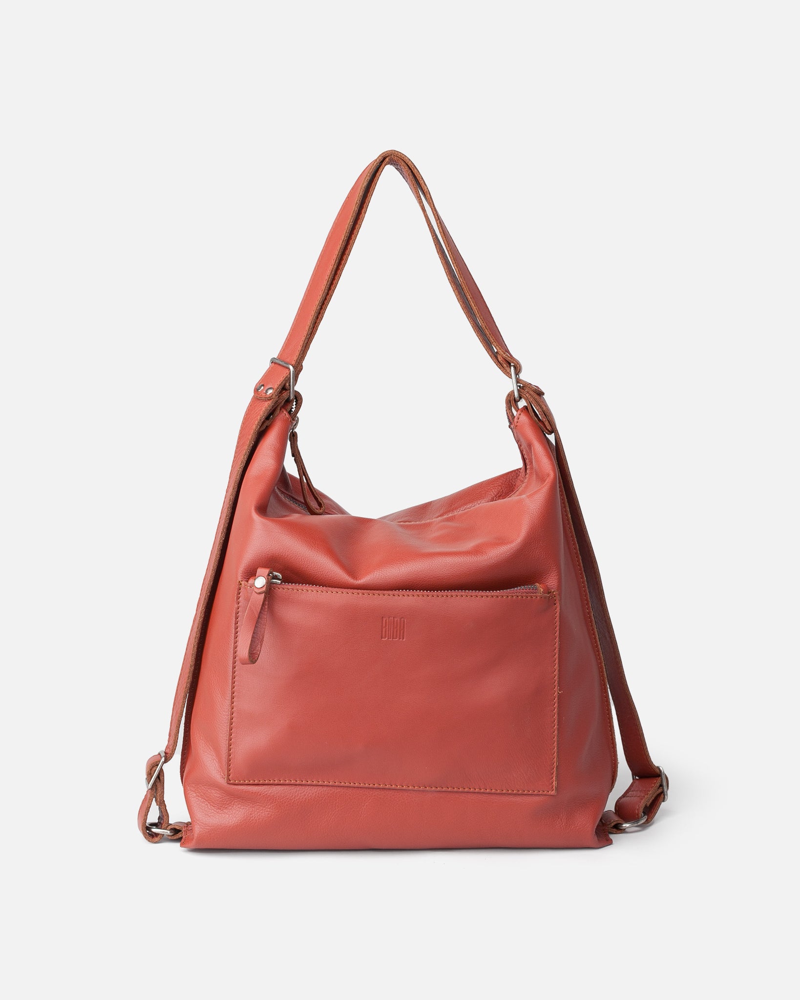 biba leather backpack Biba SYT3L Sylva convertible backpack shoulder bag Copper – CW CW