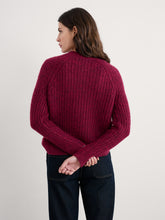 Load image into Gallery viewer, Seasalt Sand thistle cable mohair cardigan Jam
