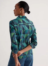 Load image into Gallery viewer, Seasalt Larissa shirt Blanket Geo Estuary
