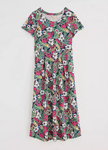 Load image into Gallery viewer, Seasalt Veronica s/s jersey dress Garden Flowers Night
