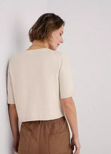 Load image into Gallery viewer, Seasalt Gillian creek cotton s/s cardigan Chalk
