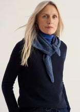 Load image into Gallery viewer, Wild Bilberry knitted triangle scarf Squall
