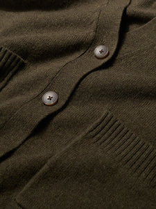Seasalt Sanara merino cardigan Rich Olive
