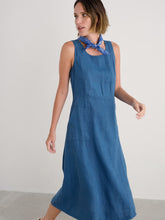 Load image into Gallery viewer, Seasalt sleeveless grass wave linen dress Sailor

