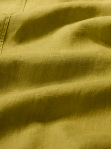 Seasalt Sleeveless grass wave linen dress Lime