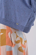 Load image into Gallery viewer, Orfeo Maelie speckled boxy knit cardigan Denim - CW CW 
