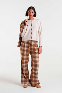 Compañia Fantastica Multi colour button cardigan Ecru