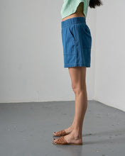 Load image into Gallery viewer, Bibico Petra textured denim day shorts Indigo - CW CW 
